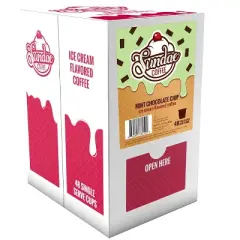 Sundae Ice Cream Flavored Coffee Pods, 2.0 Keurig, Mint Chocolate Chip, 48 Count