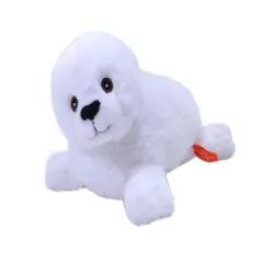 Wild Republic Ecokins Mini Harp Seal Stuffed Animal, 8 Inches