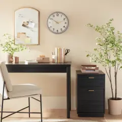 Arched 16"x24" Fabric Bulletin Board Brass - Hearth & Hand&trade; with Magnolia