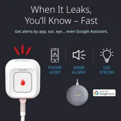 D-Link Expandable Smart Wi-Fi Water Leak Sensor Starter Kit - SW-A11KT