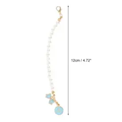 Unique Bargains Pearl Chain Bow Water Cup Pendant 1 Pc
