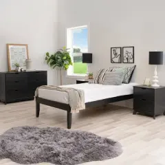 Powell Pensy Twin Platform Bed Dresser and Nightstand