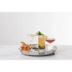 Crafthouse by Fortessa 15.6" Bar Tray, Polished Stainless Steel
