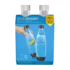 SodaStream 1L Carbonating Bottle - 2pk - White