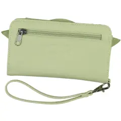 Star Wars Grogu Baby Yoda The Child Snap-Closure Wristlet Wallet w/ Wrist Strap Green