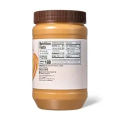 Natural No Stir Creamy Peanut Butter - 40oz - Good & Gather&trade;