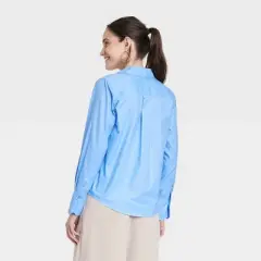 Women's Long Sleeve Oxford Button-Down Shirt - A New Day&trade;