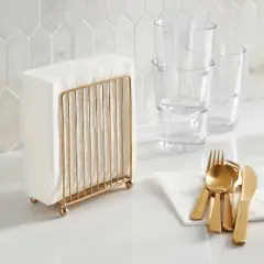 Delavan Collection Metal Wire Napkin Holder Gold - Threshold&trade;
