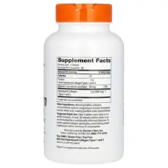 Doctor's Best Collagen Types 1 and 3 with Peptan and Vitamin C, 180 Tablets