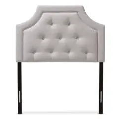 Mars Modern And Contemporary Fabric Headboard Gray - Baxton Studio