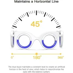 Motion Sickness Glasses Relieve Carsickness, Car Sickness Glasses, Relieve Carsickness Airsickness Seasickness Glasses, Anti Nausea Vertigo Glasses