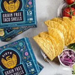 Siete Grain Free, Gluten Free Taco Shells - 5.5oz/12ct