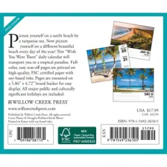 Willow Creek Press 2024 Daily Desk Calendar 5.2"x6.2" Ah The Beach