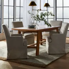 Upholstered Dining Chair Cream - Threshold&trade; designed with Studio McGee