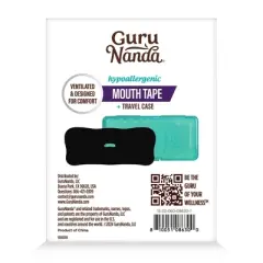 GuruNanda Mouth Tape with Travel Cases - 60ct