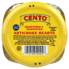 Cento Quartered and Marinated Artichoke Hearts - 12 pack, 6 oz