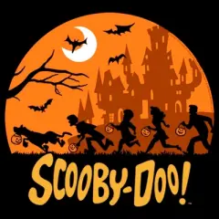 Men's Scooby Doo Moon Silhouette Chase T-Shirt