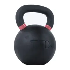 TRX Flat-Based Rubber Coated Color Coded Kettlebell At Home Gym Equipment for Weight Lifting and Strength Training, 70.5 Pounds (32kg)