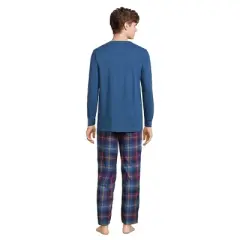 Lands' End Blake Shelton x Lands' End Men's Flannel Knit PJ Set