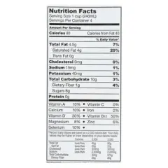 So Delicious Coconut Milk Beverage - Unsweetened Vanilla - Case of 12 - 32 fl oz