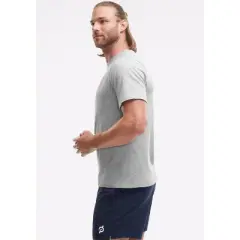 Peloton Men's Graphic Short Sleeve, Light Heather Grey