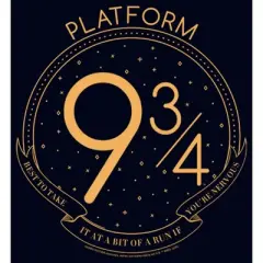 Girl's Harry Potter Platform 9 3/4 Line Art T-Shirt