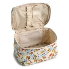 Vera Bradley Women's Outlet Cotton Essential Large Brush Up Cosmetic Bag