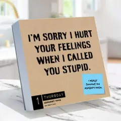 TF Publishing 8.75"x5.5" 2026 Anti Affirmations/Daily Sarcasm Daily Desktop Calendar
