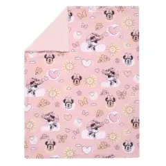 Lambs & Ivy Disney Baby Minnie Mouse Fleece Baby Blanket
