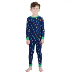 Sleep On It Boys Super Soft 2-Piece Snug Fit Pajama Set - Bolts