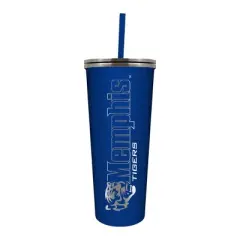 NCAA Memphis Tigers 24oz Skinny Tumbler with Straw