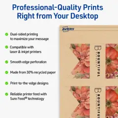 Avery Banner Flag Tags, 2" x 3-1/2", Kraft Brown, 80 Total