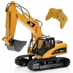 Big Daddy Super Powerful Full Functional DIE-CAST 15 Channel Professional Remote Control Excavator Tractor