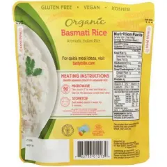 Tasty Bite Organic Basmati Rice - 8.8oz / 6pk