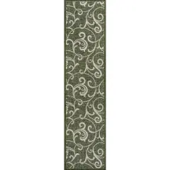 Maribel Traditional Classic All-Over Scroll Indoor/Outdoor Area Rug - JONATHAN Y