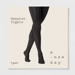 Women's Cable Sweater Tights - A New Day&trade;