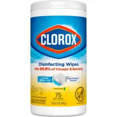Clorox Crisp Lemon Disinfecting Wipes Bleach Free Cleaning Wipes
