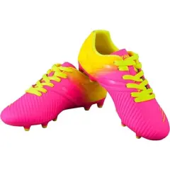 Vizari Liga Outdoor Firm Ground Kids Soccer Cleats | Athletic Football Shoes for Boys and Girls | Professional Futsal Football Training Soccer Shoes (Toddler/Little Kid/Big Kid)