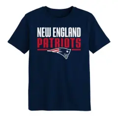 NFL New England Patriots Boys' Short Sleeve Cotton T-Shirt