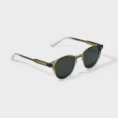 Men's Plastic Round Sunglasses - Goodfellow & Co&trade; Sage  : Maximum UV Protection, Impact-Resistant, Recycled Material