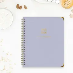 Blue Sky 7"x9" The Everygirl 2025-2026 Weekly/Monthly Wirebound Planner Hardcover Light Blue Bookcloth