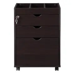 Nymik Lockable and Mobile File Cabinet - miBasics