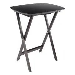 Set of 4 Single Snack Tables Espresso - Winsome