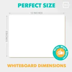 SCRIBBLEDO Blank Dry Erase Board 9"x12"