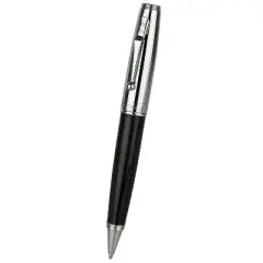 Monteverde Invincia Ballpoint Pen Medium Nib Chrome/Black MV40063