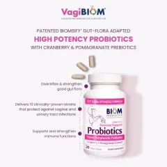 Biom Probiotics Feminine Support Probiotics Capsules (30 count)