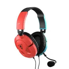 Turtle Beach Recon 50 Wired Gaming Headset for Nintendo Switch/Xbox Series X|S/Xbox One/ PlayStation 4/5 - Red/Blue