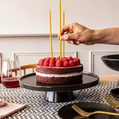 over&back Stoneware Round Cake Stand Semi-Matte