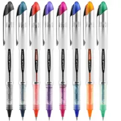 uniball Vision Elite Roller Ball Stick Pen, 0.8 mm Bold Tip, Assorted Colors, Set of 8