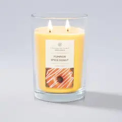 19oz Glass Jar Pumpkin Spice Donut Candle - Home Scents
